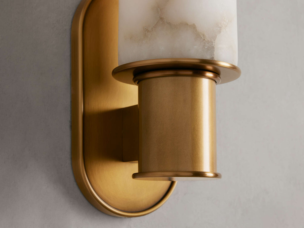 Harlin Alabaster Wall Sconce