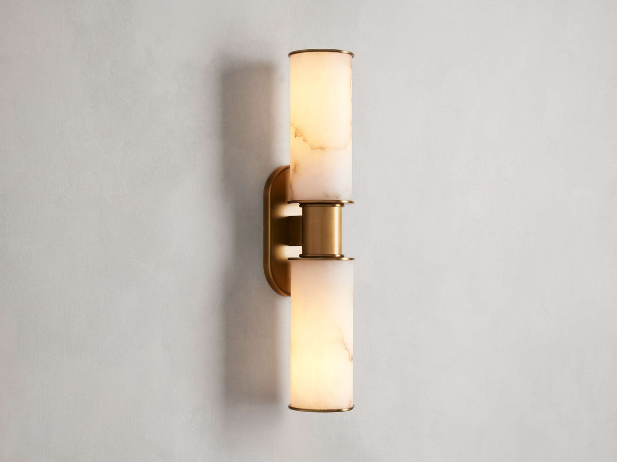Harlin Alabaster Wall Sconce