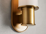 Harlin Milk Glass Wall Sconce