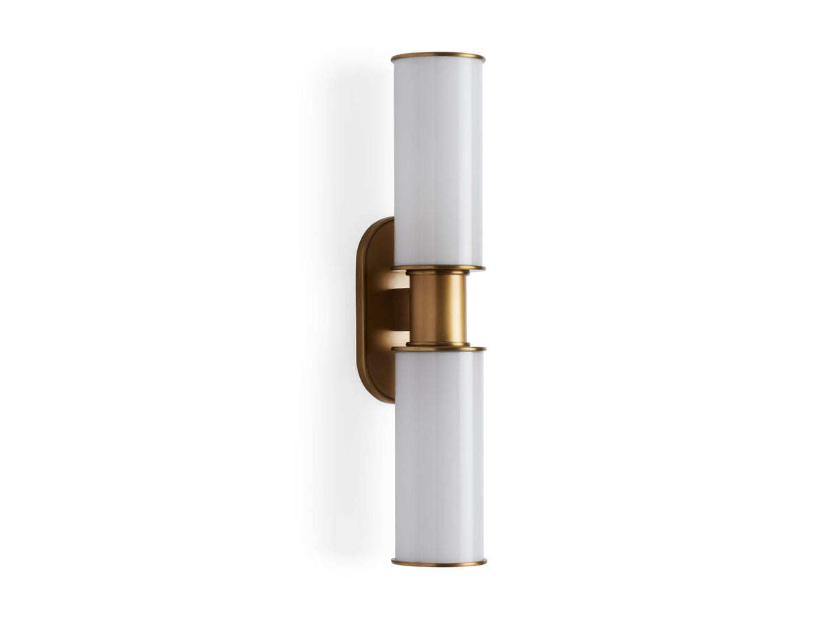 Harlin Milk Glass Wall Sconce