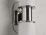 Harlin Milk Glass Wall Sconce