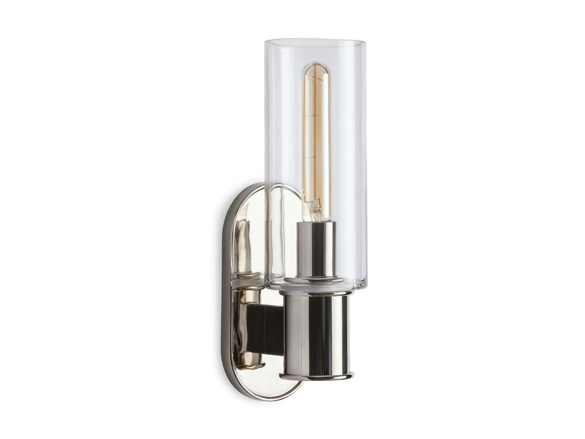 Harlin Clear Glass Wall Sconce