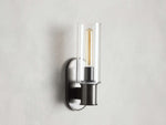 Harlin Clear Glass Wall Sconce
