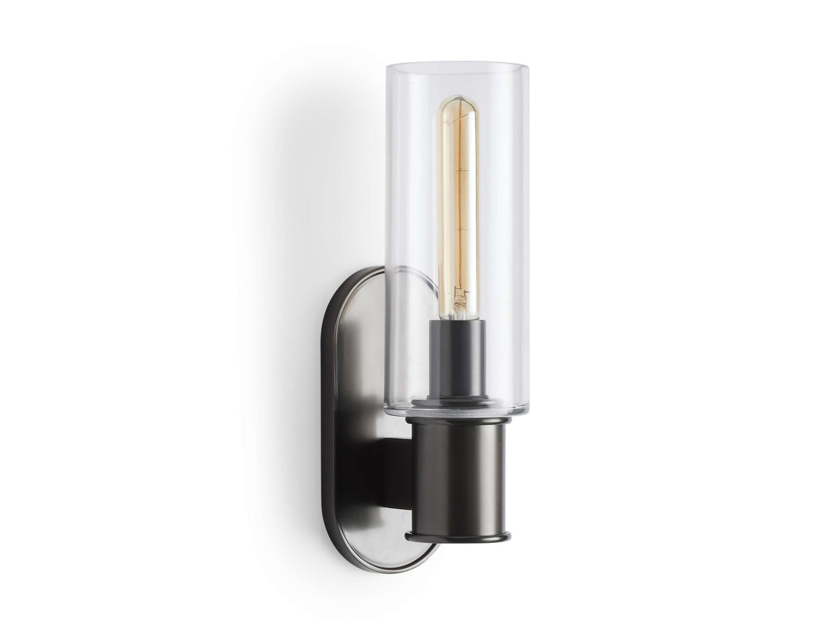 Harlin Clear Glass Wall Sconce
