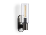 Harlin Clear Glass Wall Sconce
