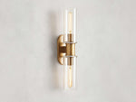 Harlin Clear Glass Wall Sconce