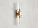 Harlin Clear Glass Wall Sconce