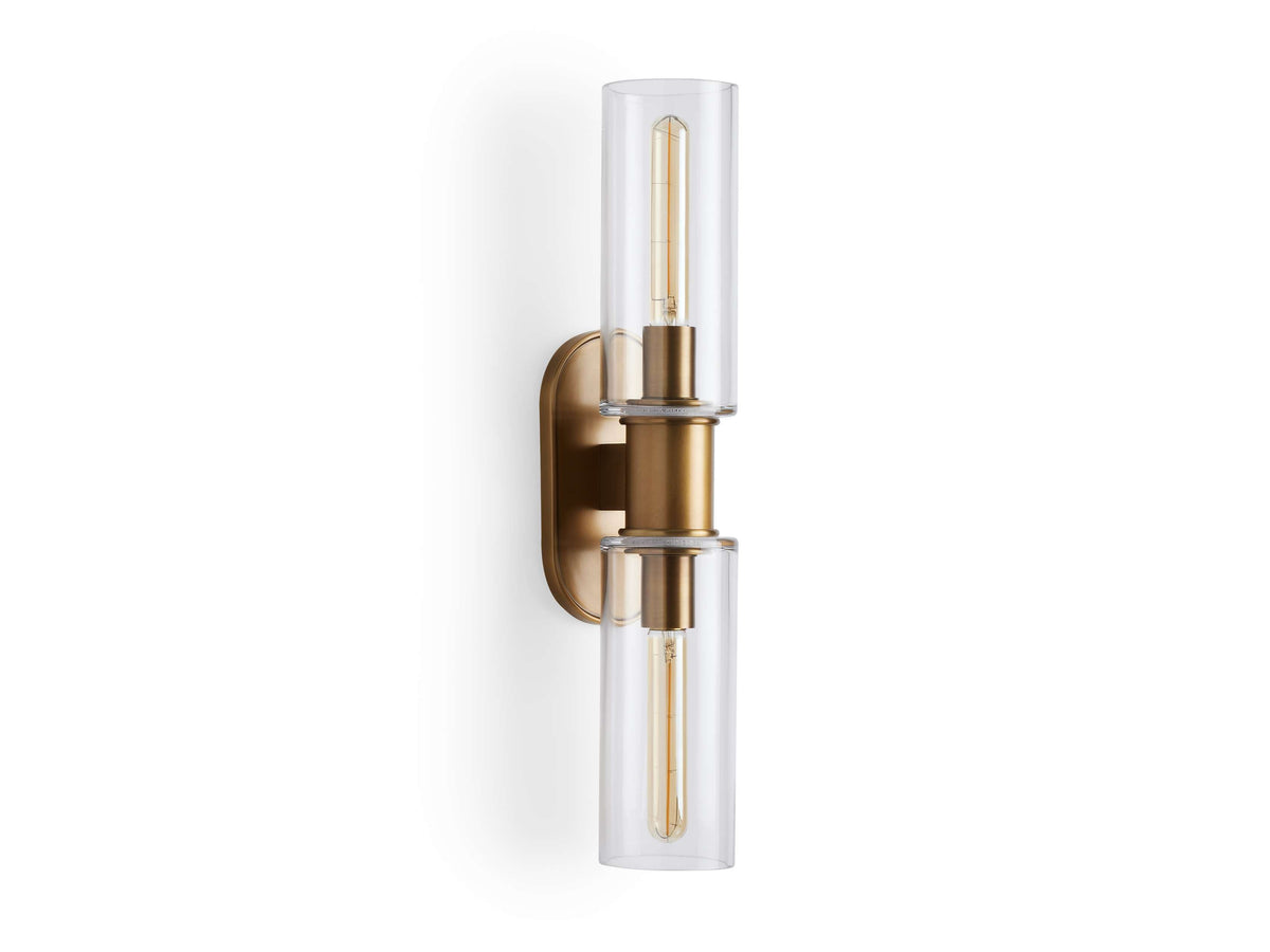 Harlin Clear Glass Wall Sconce