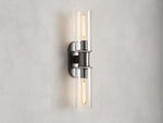Harlin Clear Glass Wall Sconce