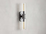 Harlin Clear Glass Wall Sconce