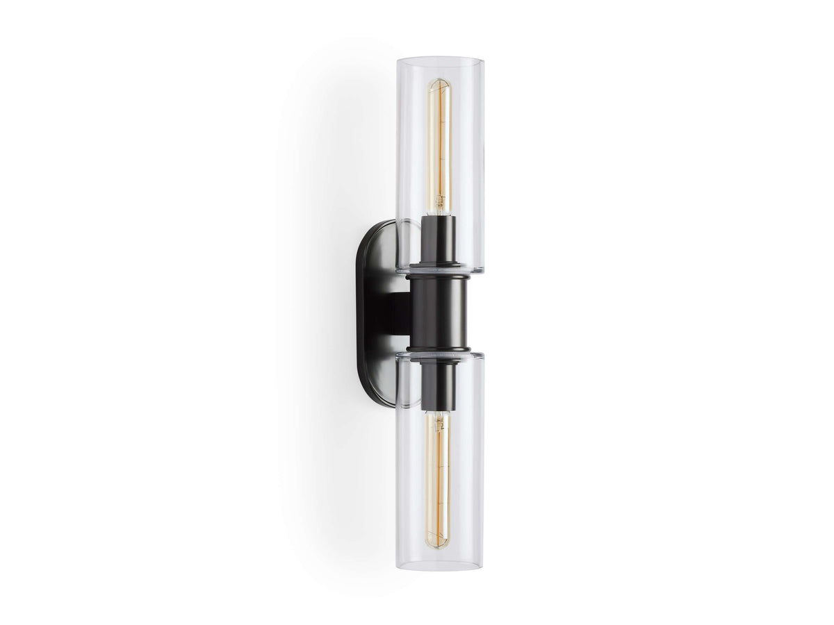 Harlin Clear Glass Wall Sconce