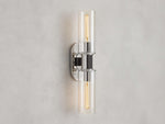 Harlin Clear Glass Wall Sconce