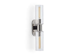 Harlin Clear Glass Wall Sconce