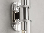 Harlin Clear Glass Wall Sconce