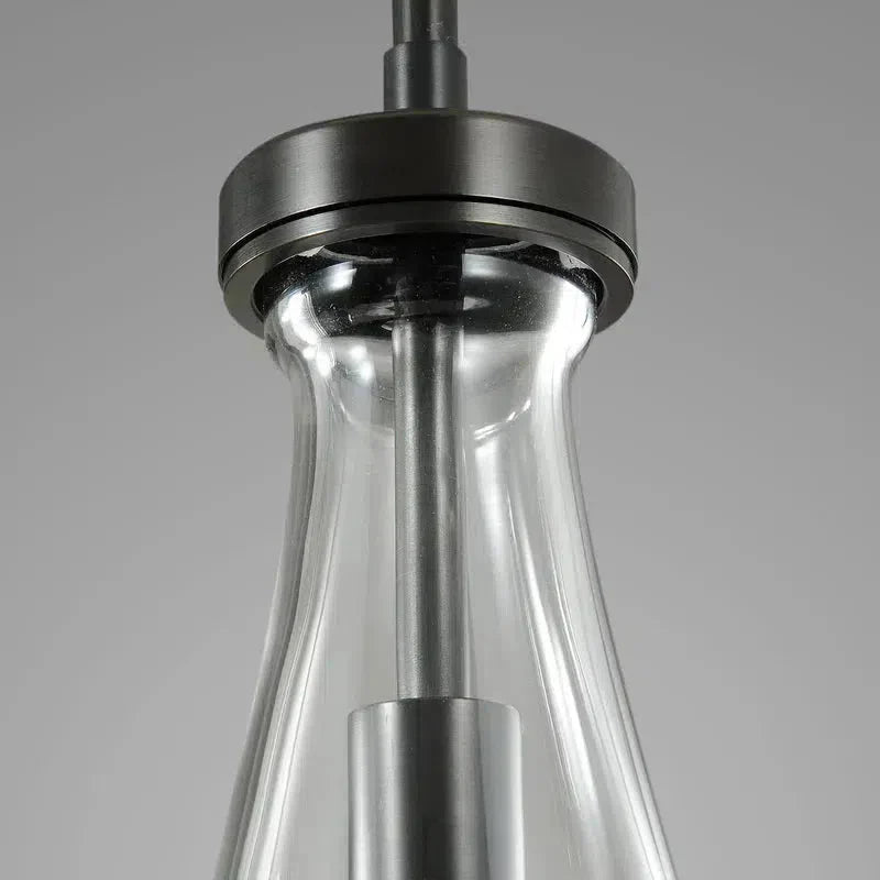Raindrop Rectangular Chandelier 36"