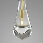 Raindrop Rectangular Chandelier 36"