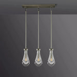Raindrop Rectangular Chandelier 22"