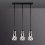 Raindrop Rectangular Chandelier 22"