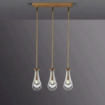 Raindrop Rectangular Chandelier 22"