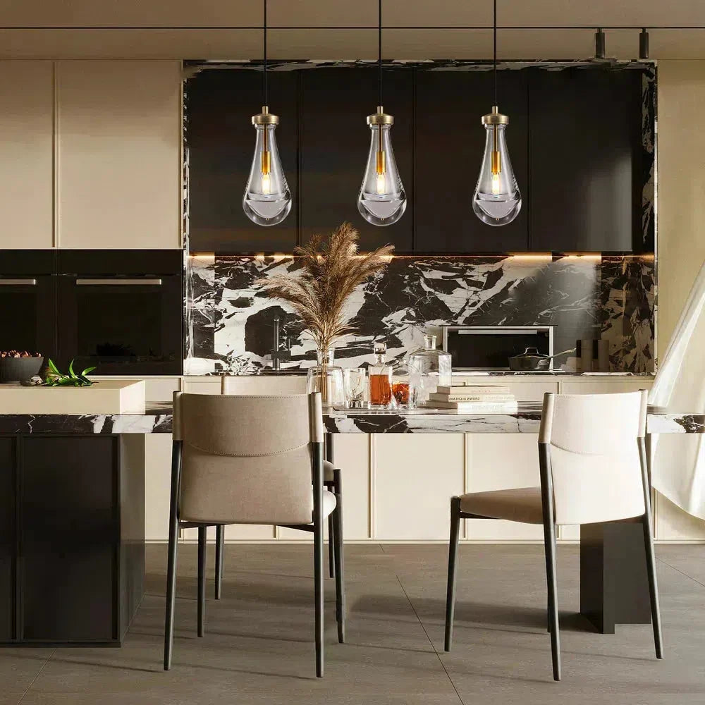 Raindrop Rectangular Chandelier 22"