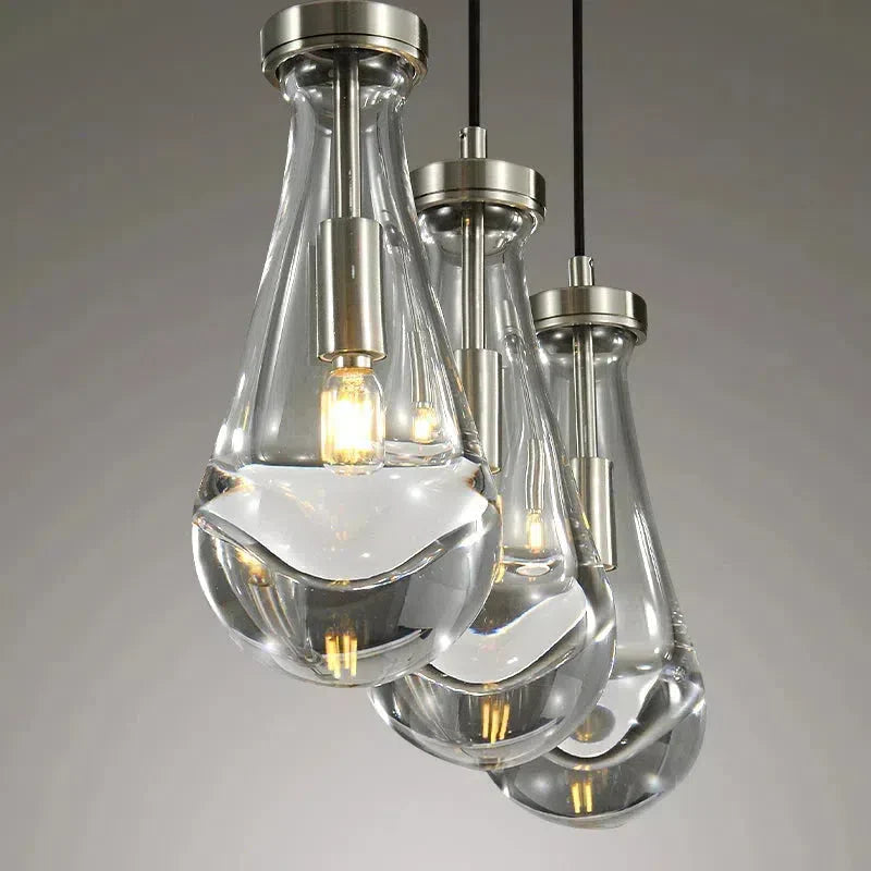 Raindrop Rectangular Chandelier 22"