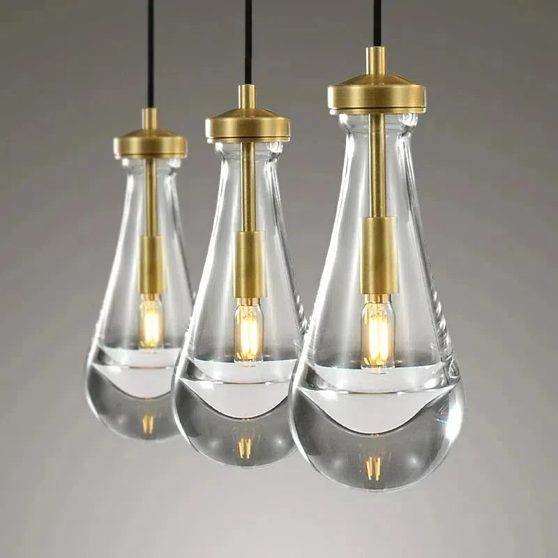 Raindrop Rectangular Chandelier 22"