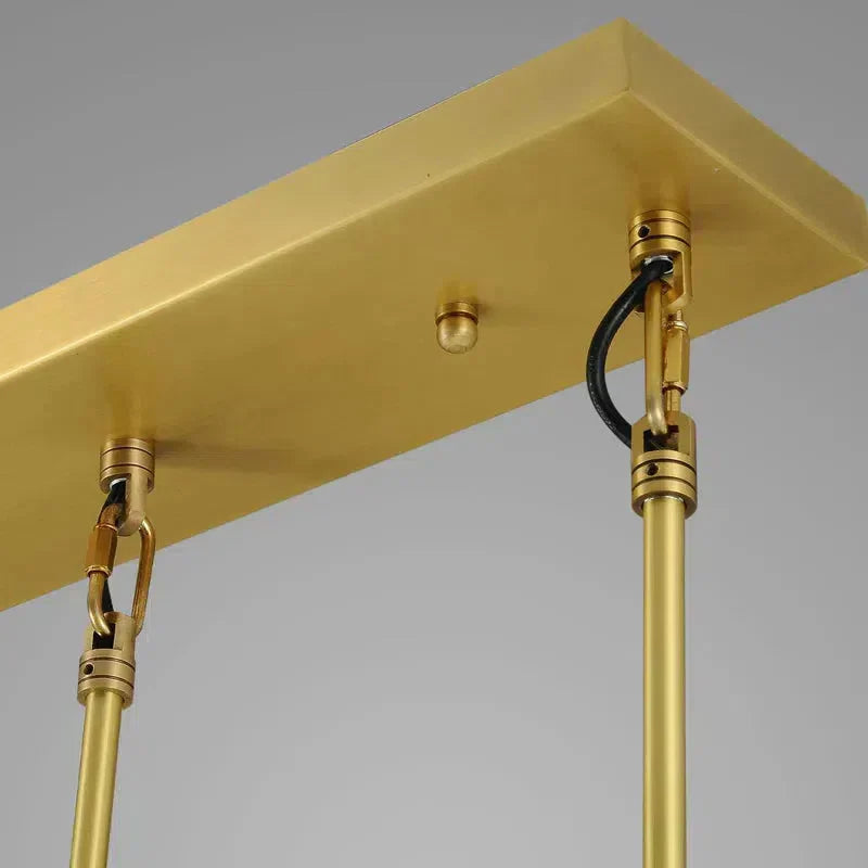 Raindrop Rectangular Chandelier 22"
