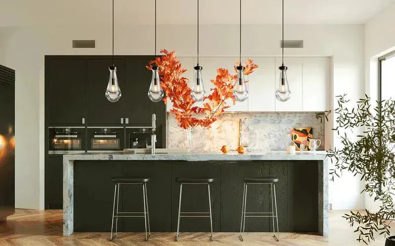 Raindrop Rectangular Chandelier 22"