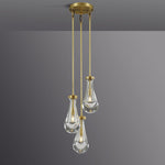 Raindrop Round Chandelier 8"