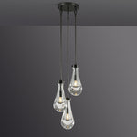 Raindrop Round Chandelier 8"