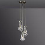 Raindrop Round Chandelier 8"