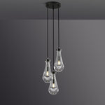 Raindrop Round Chandelier 8"