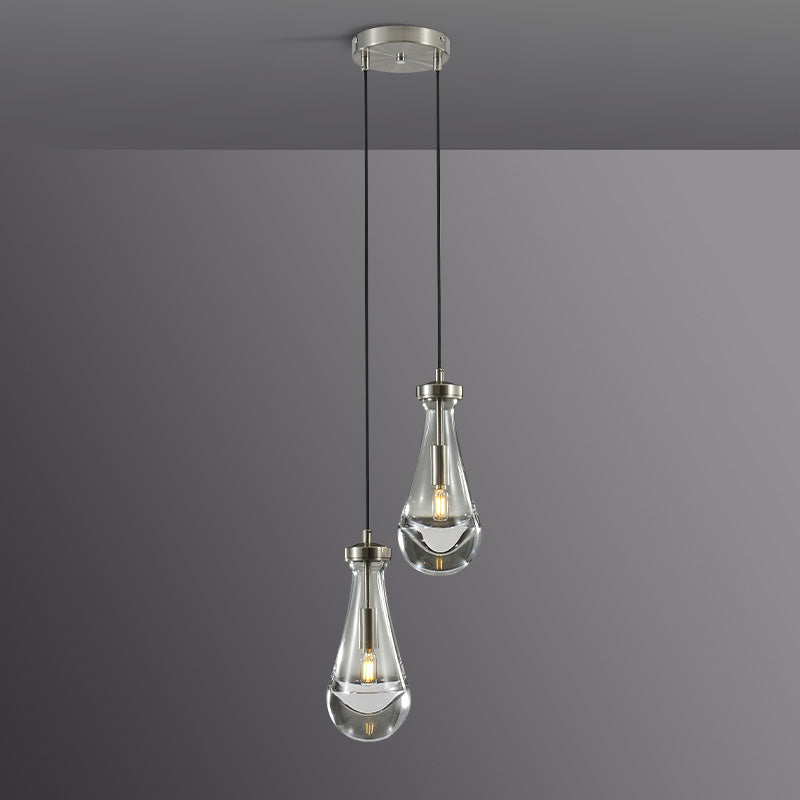 Raindrop Round Chandelier 5"