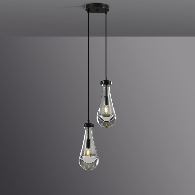 Raindrop Round Chandelier 5"
