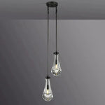 Raindrop Round Chandelier 5"