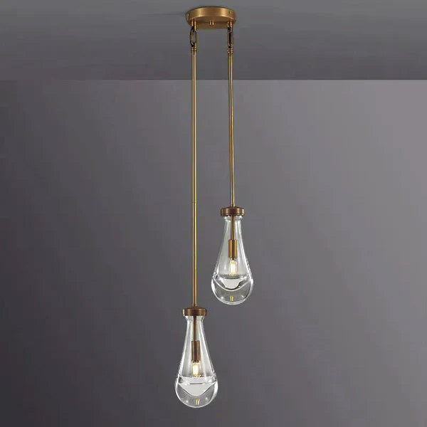 Raindrop Round Chandelier 5"