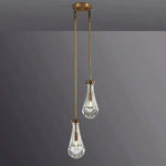 Raindrop Round Chandelier 5"