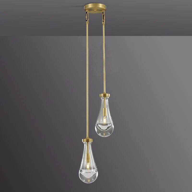 Raindrop Round Chandelier 5"