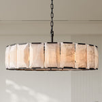 Harluxe Calcite Round Chandelier 43"