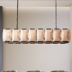 Harluxe Calcite Rectangle Chandelier 54"