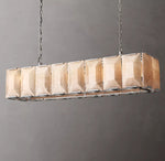 Harluxe Calcite Rectangle Chandelier 54"