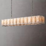 Harluxe Calcite Rectangle Chandelier 74"