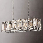 Harluxe Crystal Rectangle Chandelier 42"