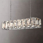 Harluxe Crystal Rectangle Chandelier 54"