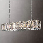 Harluxe Crystal Rectangle Chandelier 62"