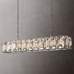 Harluxe Crystal Rectangle Chandelier 74"
