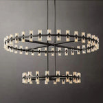 Archette Two-Tier Round Chandelier 60"