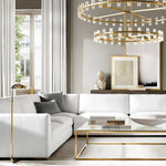 Archette Two-Tier Round Chandelier 60"