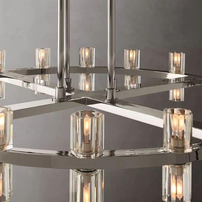 Archette Two-Tier Round Chandelier 60"