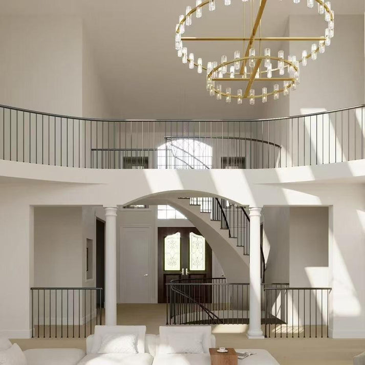 Archette Two-Tier Round Chandelier 60"